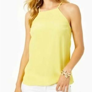 Lilly Pulitzer Rae Square Neck Silk Tank